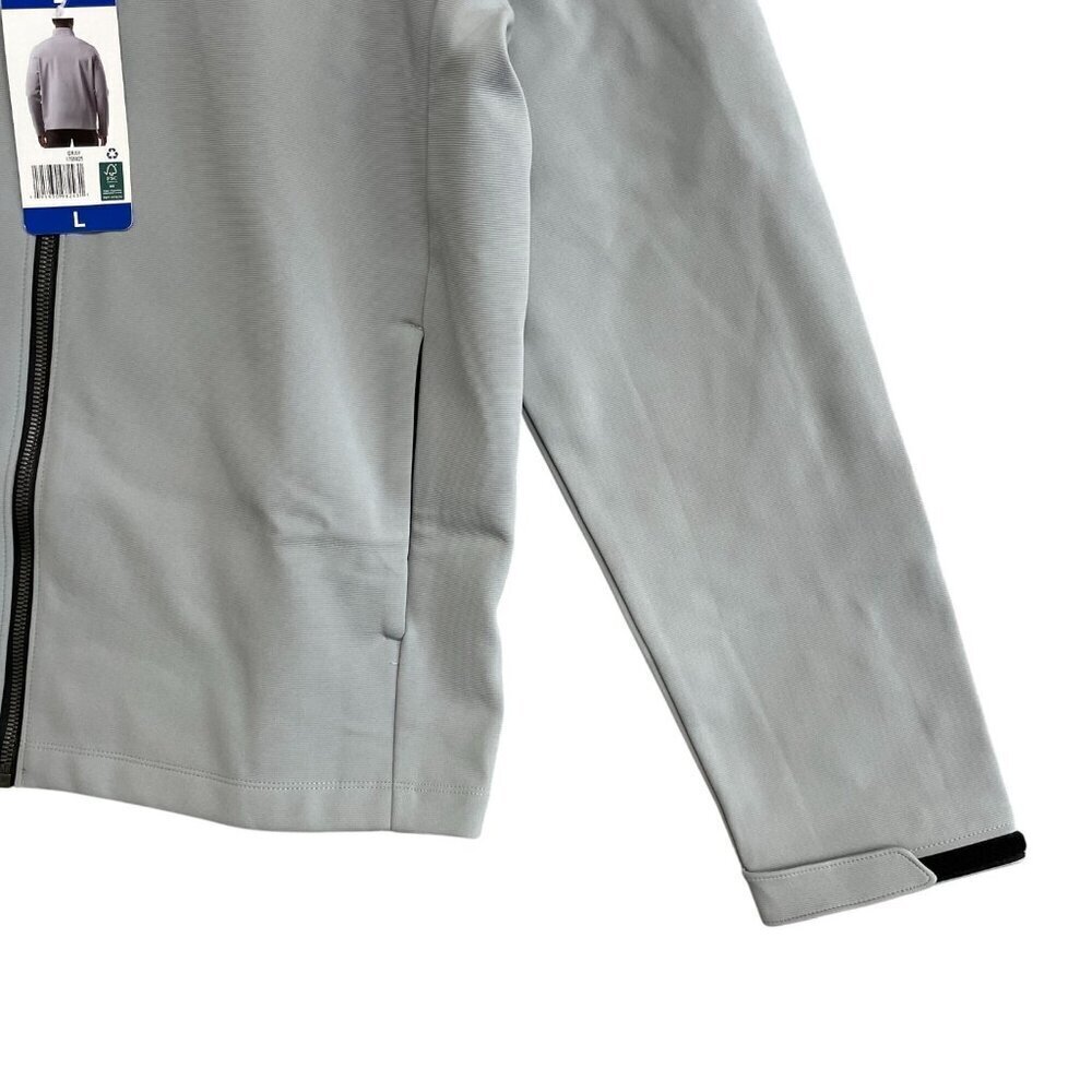 NEW 32 Degrees Heat Men's Size L Gray Zip-Up Windbreaker Jacket - Picture 9 of 10